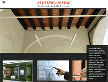 Tablet Screenshot of elettricapavese.com